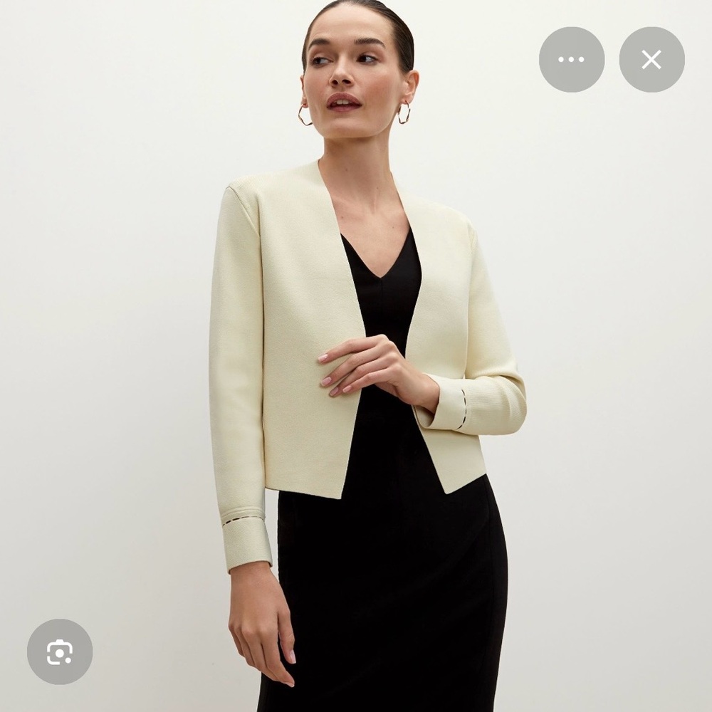 NWT MM LaFleur Saint Ambroeus Jardigan Ecru XS